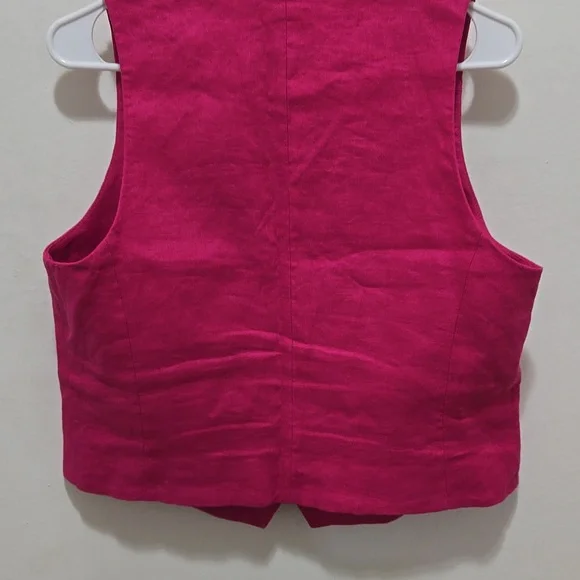 Mango Pink Button-Up Vest - Picture 3 of 3